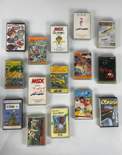 MSX sakhr صخر Game Cassette Tape For Program Player Model DM-6402 Lot 15