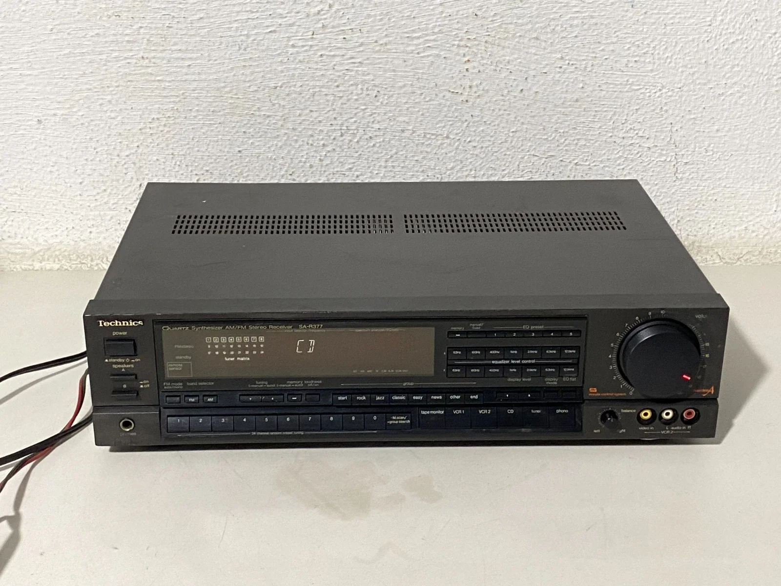 Technics SA-R377 Quartz Synthesized AM/FM Stereo Receiver - Amp eBay