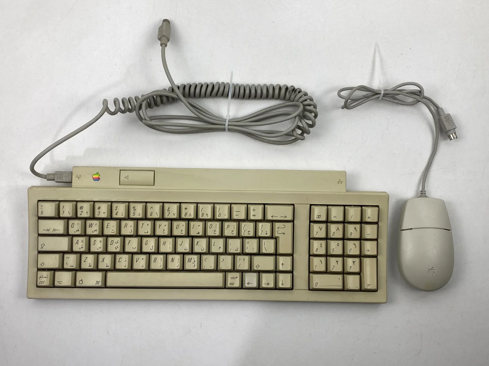 Apple Keyboard II M0487 Macintosh Desktop W/ Cable and Mouse