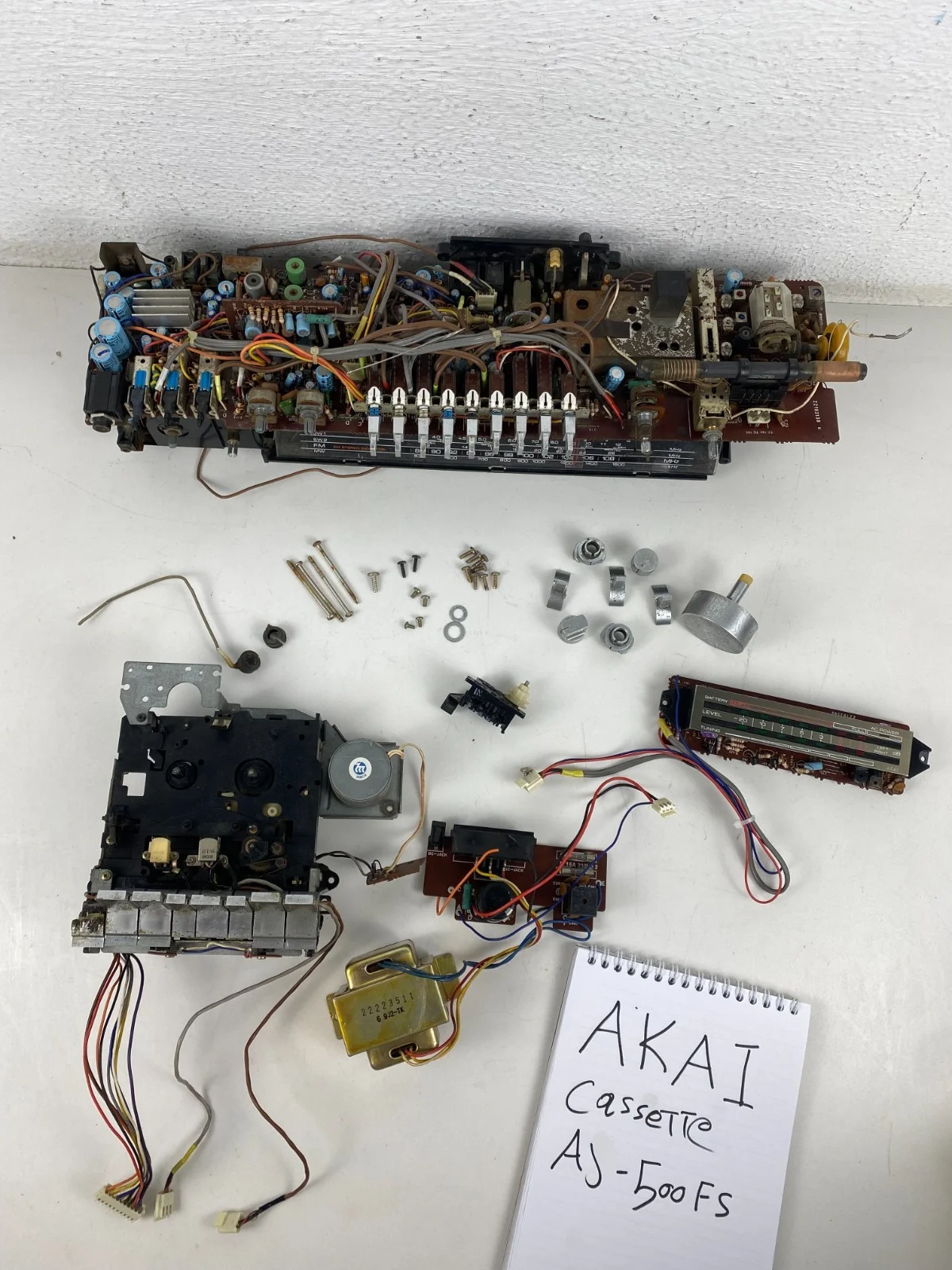 Akai AJ-500FS Boombox Stereo Radio Cassette Ghettoblaster spare parts
