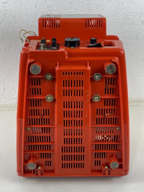 Mitsubishi CB-100QD Retro CRT Space Age 9-inch color TV Red 1978