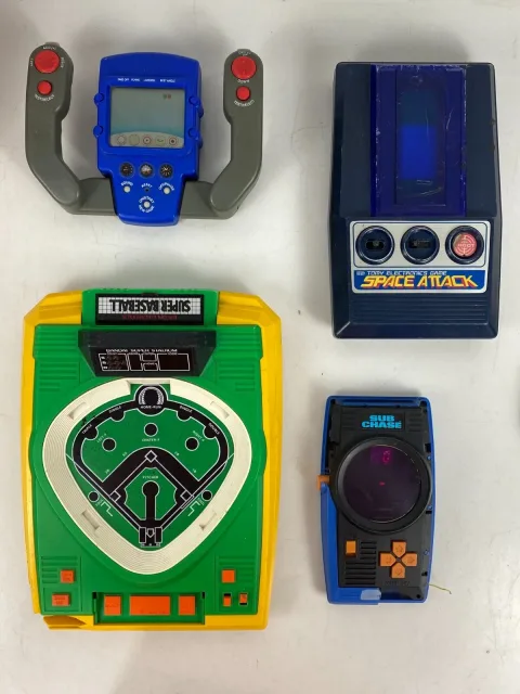 Tomy Cosmic Combat Radio shack Test Pilot Bandai Mattel Handheld LCD Game 1970