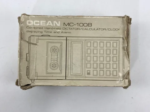 أوشن MC-100 حاسبة ومشغل شريط كاسيت صغير / مسجل صوت