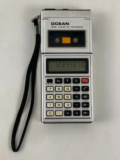 أوشن MC-100 حاسبة ومشغل شريط كاسيت صغير / مسجل صوت