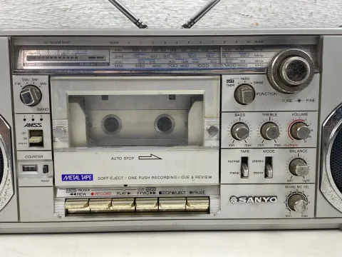 Sanyo M-7900K Stereo Boombox Ghettoblaster Cassette