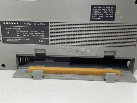 Sanyo M-7900K Stereo Boombox Ghettoblaster Cassette