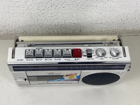 Sanyo M1760F Radio Cassette Recorder