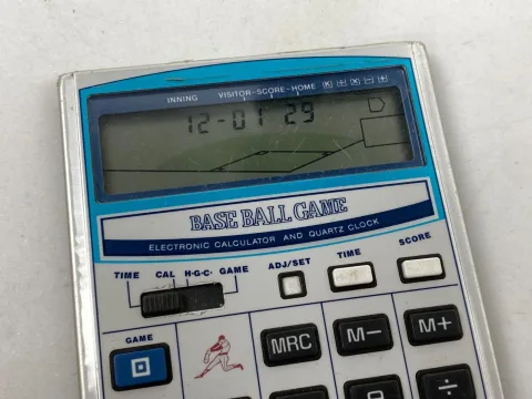 Casio Baseball BB-9 LCD Game Calculators 1983