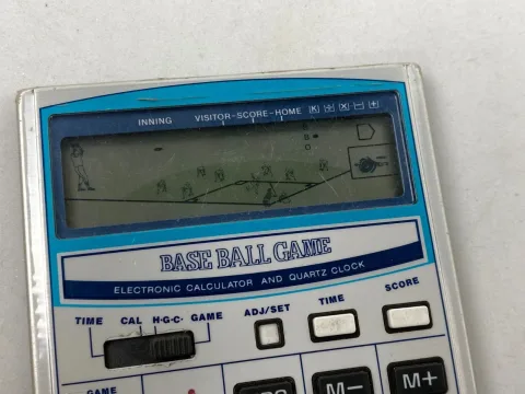 Casio Baseball BB-9 LCD Game Calculators 1983