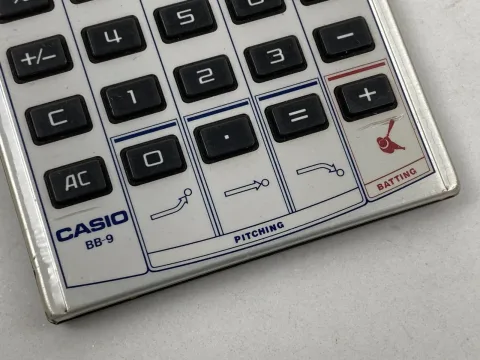 Casio Baseball BB-9 LCD Game Calculators 1983