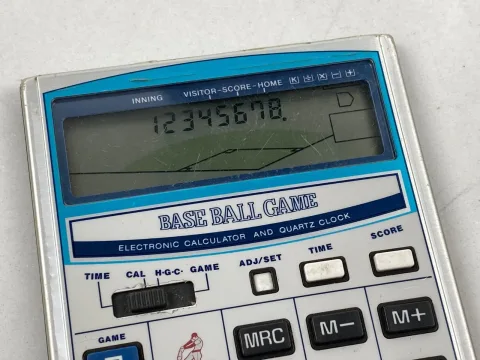 Casio Baseball BB-9 LCD Game Calculators 1983