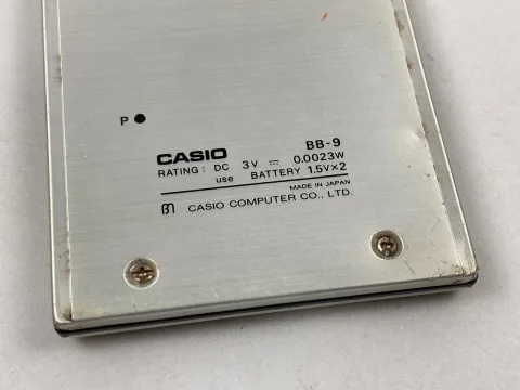 Casio Baseball BB-9 LCD Game Calculators 1983