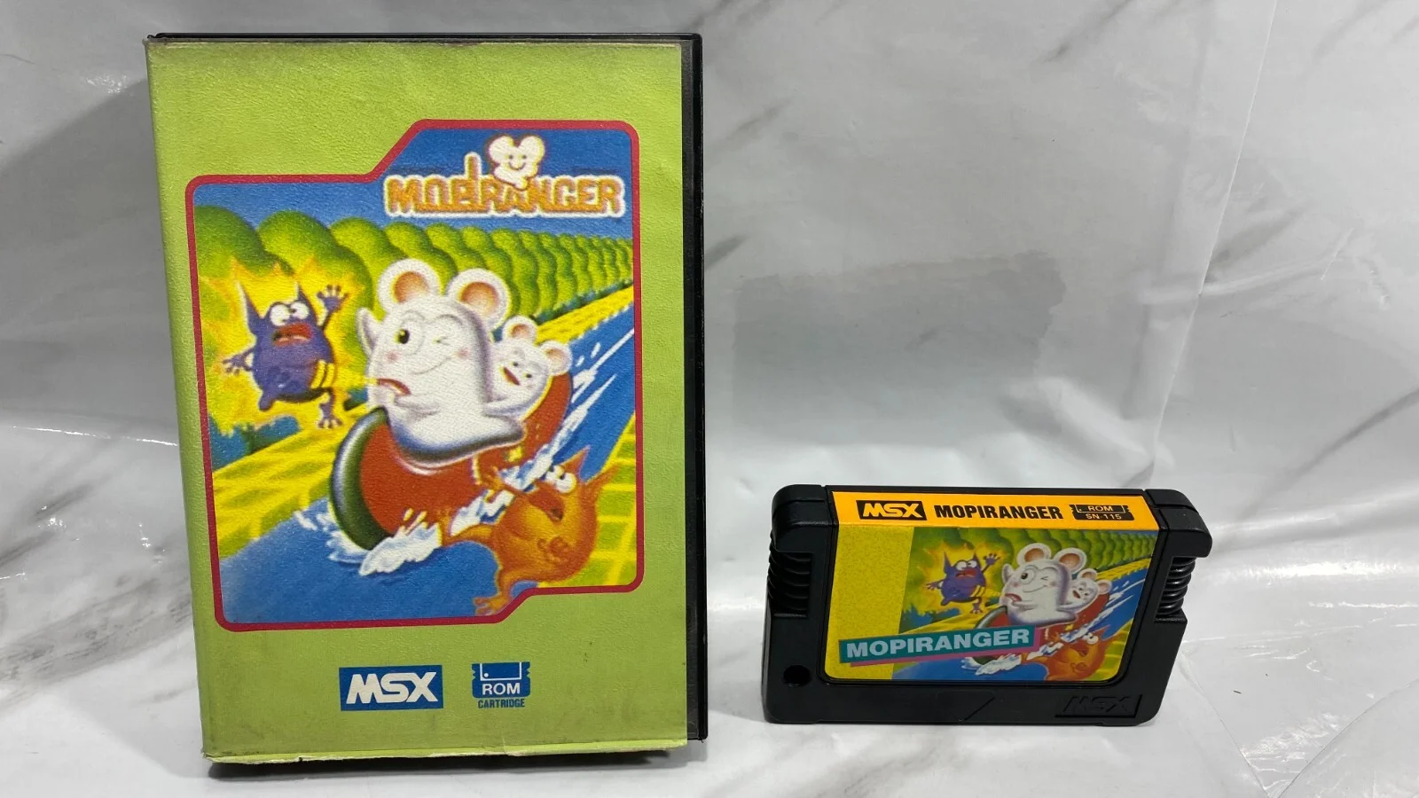 خرطوشات لعبة MSX Mopiranger (تايوان)