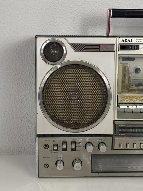 Akai AJ-500FS Boombox Stereo Radio Cassette Recorder Ghettoblaster