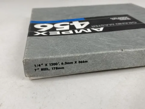 Ampex Grand Master 456 10.5" Metal Reel to Reel Recording Tape