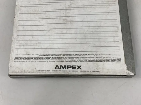 Ampex Grand Master 456 10.5" Metal Reel to Reel Recording Tape
