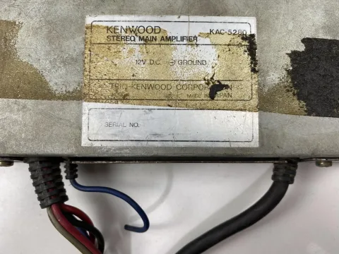 Kenwood KAC-5280 Car Stereo Main Amplifier