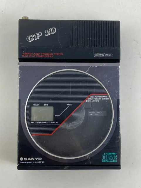 Sanyo CP10 CD Player Portable Portable Hifi 1986