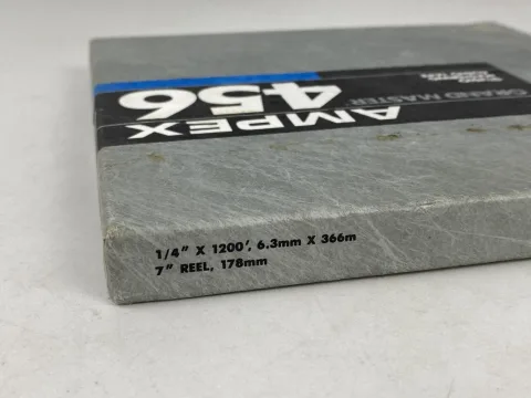 Ampex Grand Master 456 10.5" Metal Reel to Reel Recording Tape