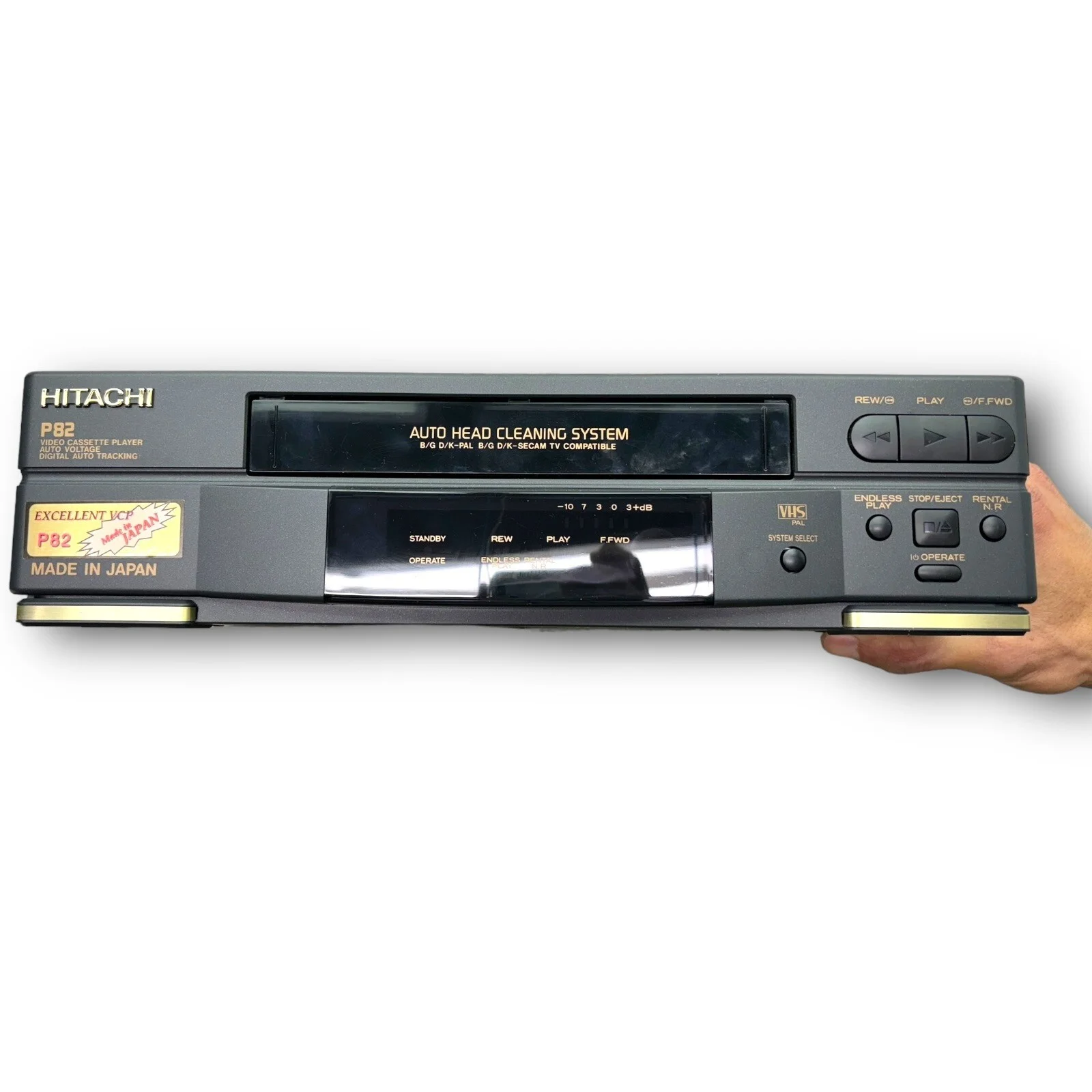 Brand Hitachi P-82 VHS Video Cassette Player Sealed
