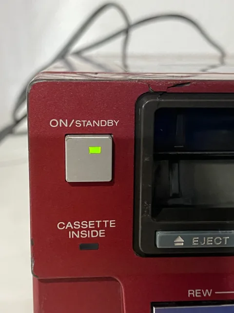 Sony SL-T30ME Red Betamax Video Cassette Recorder / Secam