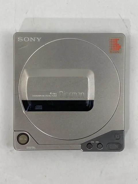 Sony D-250 Discman Portable CD Player Silver