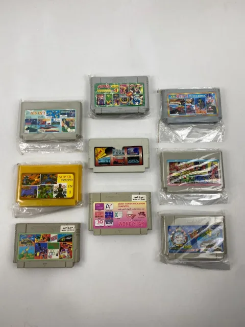 Game Star IN One Dendy Famicom Famiclone Nes Tv Game Lot 9