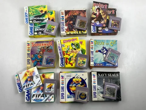 نينتندو Super Game Boy Color فيلكس ذا كات سوبرمان هاري بوتر كارترتش الصين