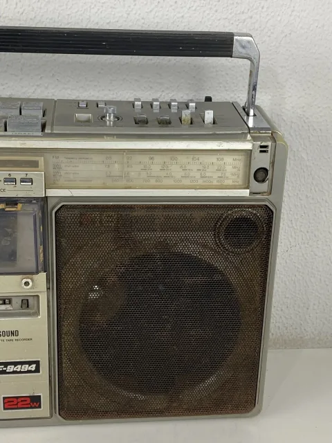 Sharp GF-9494X Cassette Radio Ghetto Blaster Tape Recorder Boombox