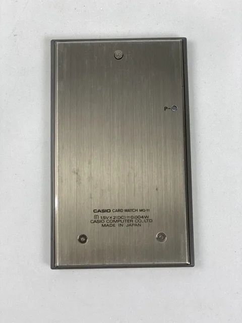 Casio MQ-11 Micro Computer Quartz Calculator Clock