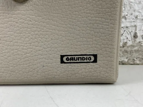 Grundig Gdsm 202 Dynamic Stereo Microphone with Original Bag Space Age Design