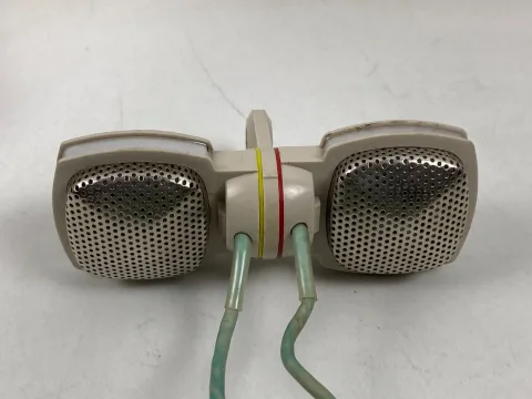 Grundig Gdsm 202 Dynamic Stereo Microphone with Original Bag Space Age Design