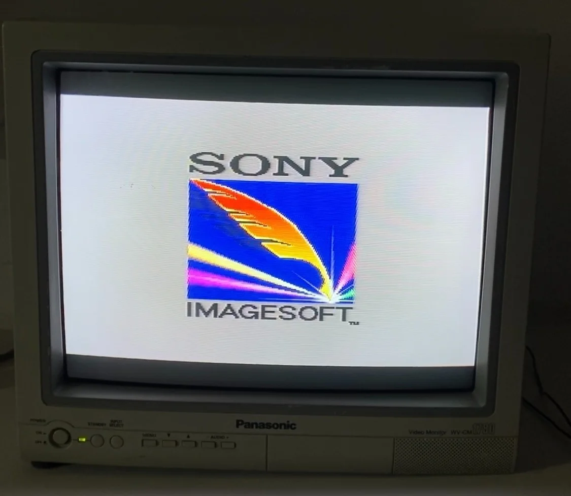 Panasonic WV-CM1780 Video Color Monitor Retro CRT Gaming 17" Inch