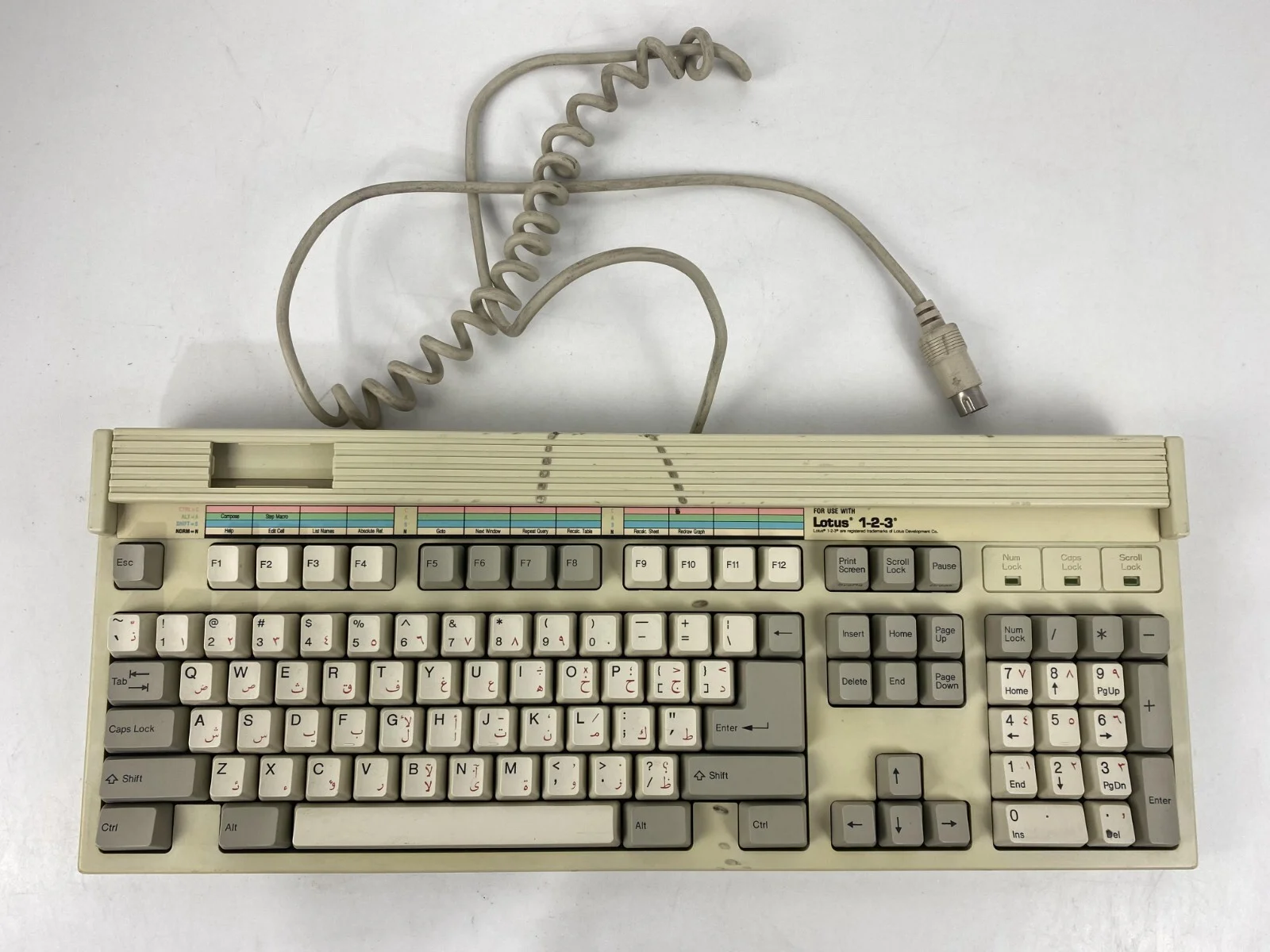 أورتيك كمبيوتر شخصي لوحة مفاتيح محسنة MCK-101 Alps Skcm أبيض