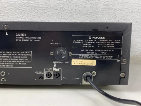 بيونير CT-W504R ستريو دبل دوبل لكاسيت ديك