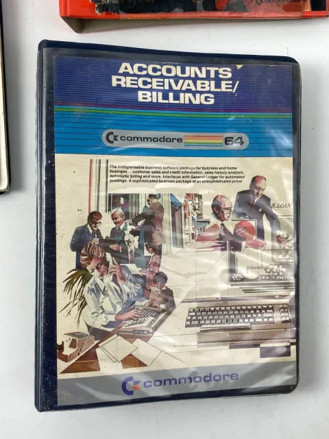 C64 Commodore 64 / 128 Accounts Receivable Billing Superbase Disk 5.25