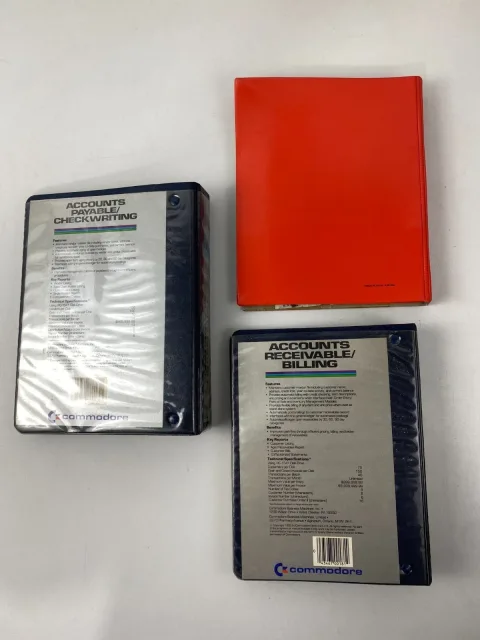 C64 Commodore 64 / 128 Accounts Receivable Billing Superbase Disk 5.25