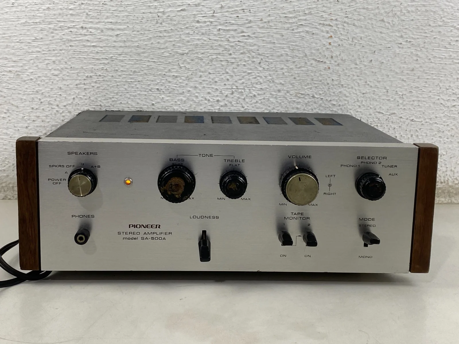 Pioneer SA-500A Integrated Amplifier Silver