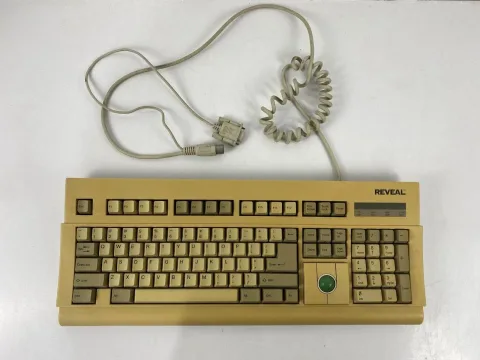 Reveal Model KB500 101 Key Mechanical Keyboard with Trackball