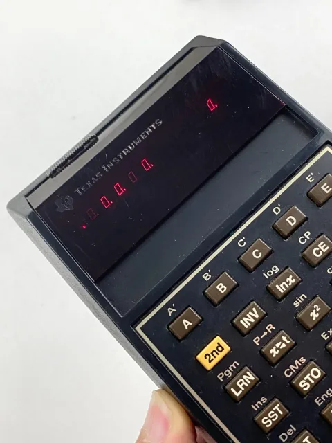 Texas Instruments TI-58C Programmable Calculator w/Module/ Case