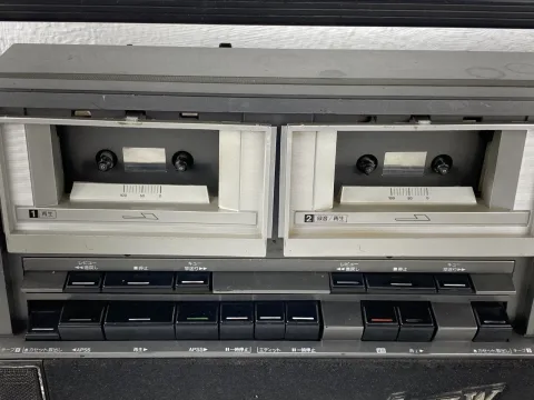 Sharp Searcher W Boobox GF-868 Portable Radio Cassette ese edition