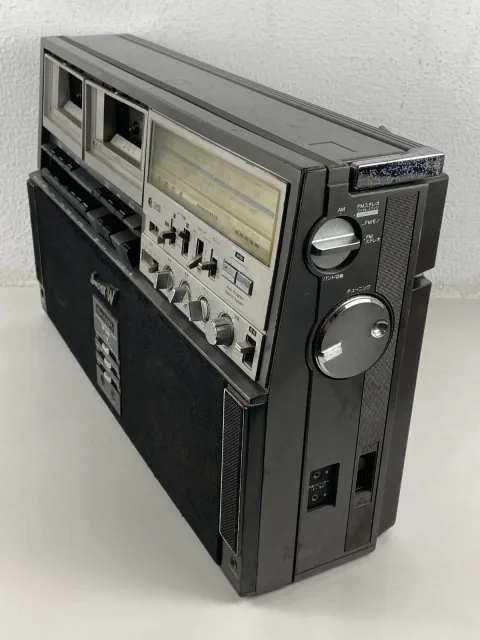 Sharp Searcher W Boobox GF-868 Portable Radio Cassette ese edition