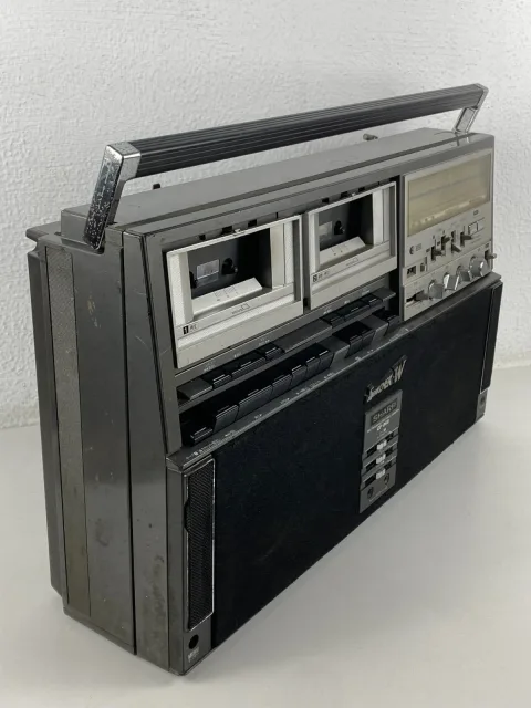 Sharp Searcher W Boobox GF-868 Portable Radio Cassette ese edition