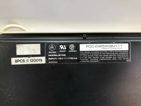 لوحة مفاتيح سلكية PS/2 من Packard Bell موديل 5139