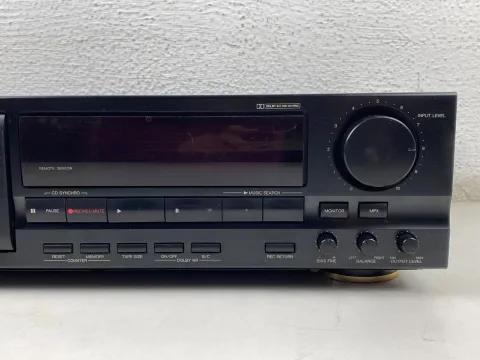 Denon DRM-740 Stereo 3-HEAD System Cassette Deck Player Recorder HX Pro