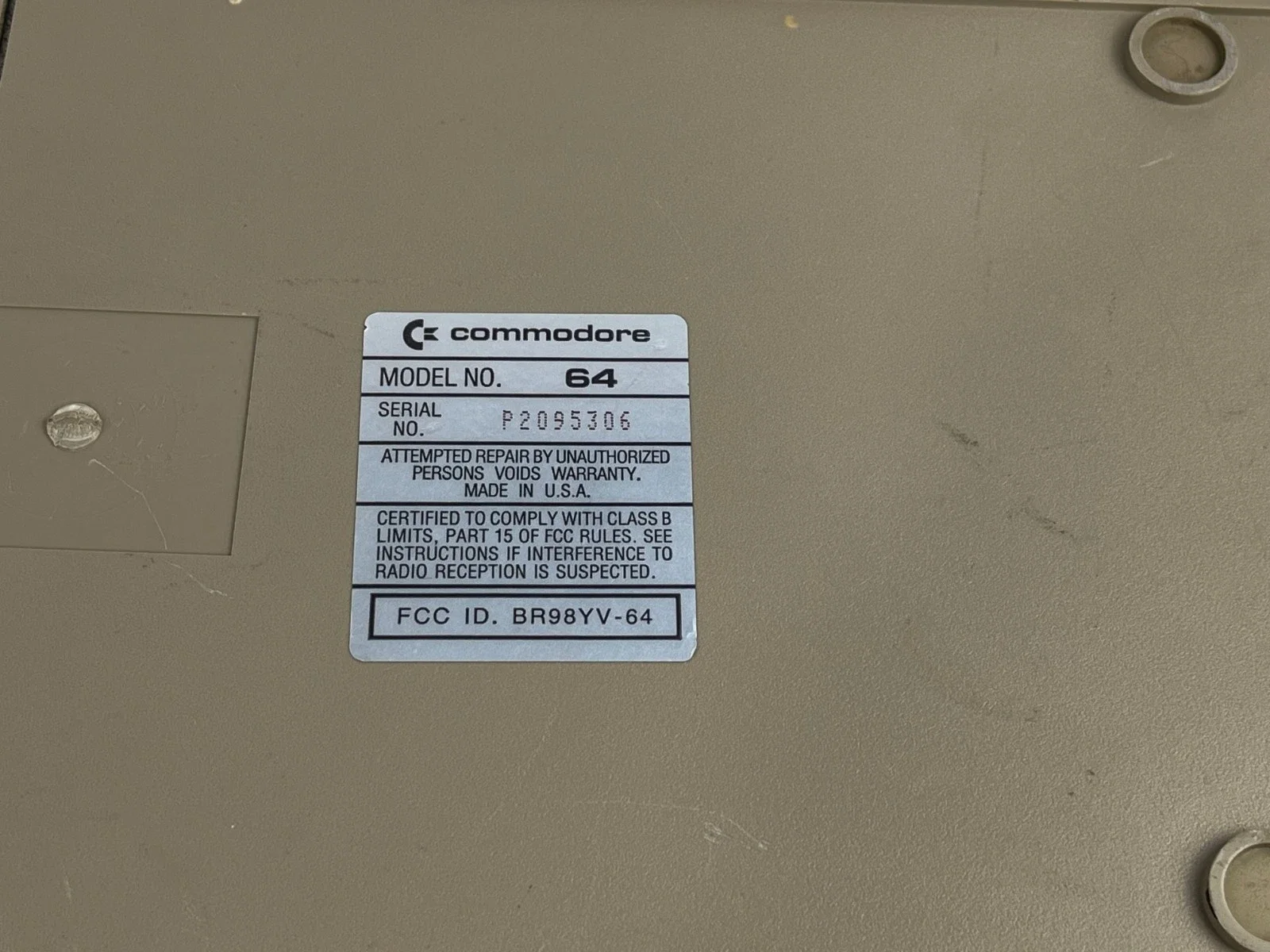 Commodore 64 Computer