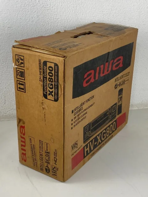 Aiwa HV-XG800KER VHS Video Cassette Recorder VCR