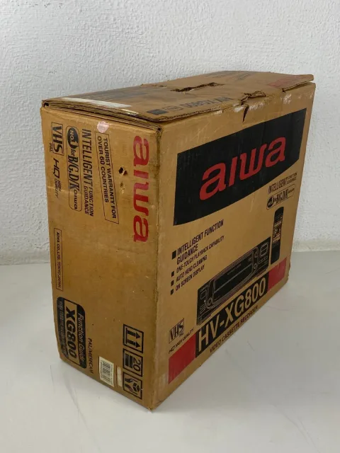 Aiwa HV-XG800KER VHS Video Cassette Recorder VCR