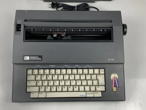 Smith Corona SL-80 Typewriter Word Processor Typing Electric Ribbon