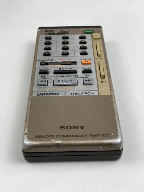 Sony RMT-233 Betamax Video Cassette Recorder Remote Control
